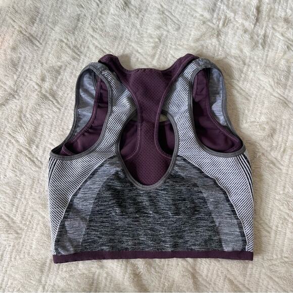 Athleta A-C Impact Racerback Bra in Grey Heather - Picture 4 of 5